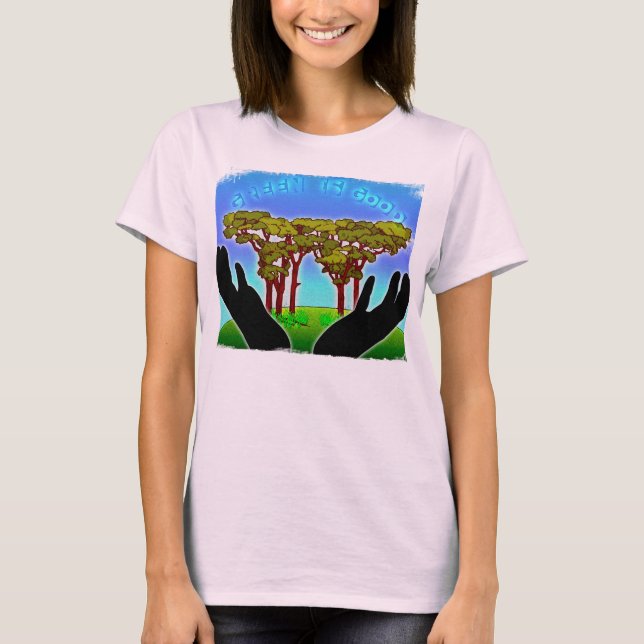 Camiseta El verde es bueno (4 de ella) (Anverso)