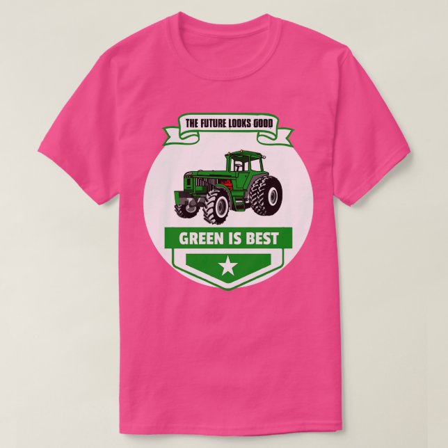 Camiseta El verde es lo mejor (Diseño del anverso)