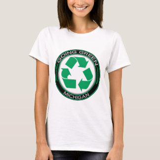 Camiseta El verde que va recicla Michigan