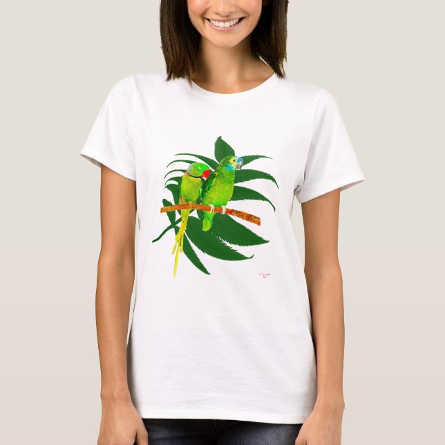 Camiseta El verde repite mecánicamente la ropa (Anverso)