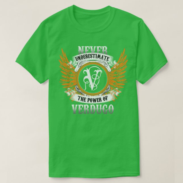 Camiseta El Verdugo Name Shirt Nunca Subestima El Poder O (Diseño del anverso)