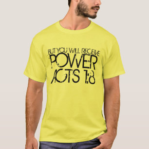 Camiseta El verso de la biblia del PODER del Espíritu Sant