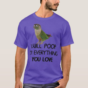 Camiseta El Vestido De La Quilla Verde Se Inclina Sobre Tod