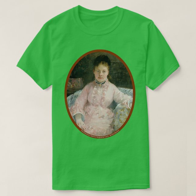 Camiseta El vestido rosa Albertie Marguerite Carr Berthe (Diseño del anverso)