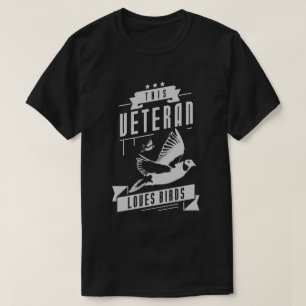 Camiseta El veterano ama a las aves