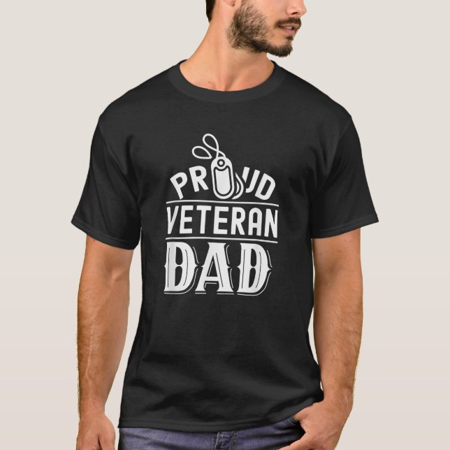 Camiseta El veterano orgulloso papá papá papá papá papá pap (Anverso)