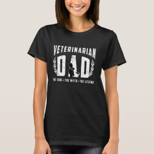 Camiseta El Veterinario Papá El Idol El Amante De Los Anima