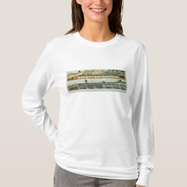 Camiseta El viajar en la Liverpool y la Manchester (Anverso)