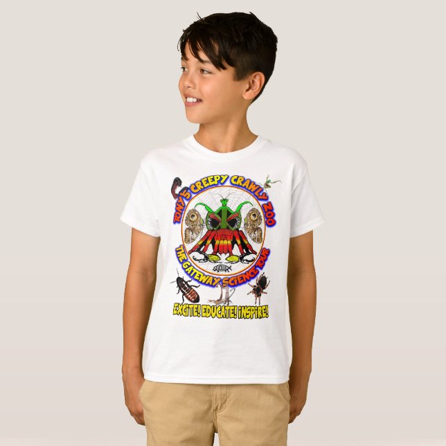 Camiseta El viaje de la ciencia de la entrada embroma la (Anverso completo)