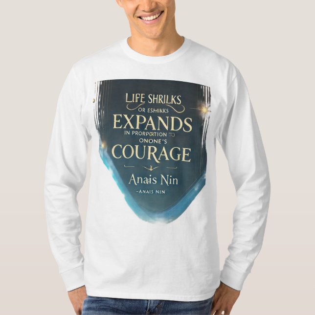 Camiseta El viaje de la vida a menudo presenta desafíos (Anverso)