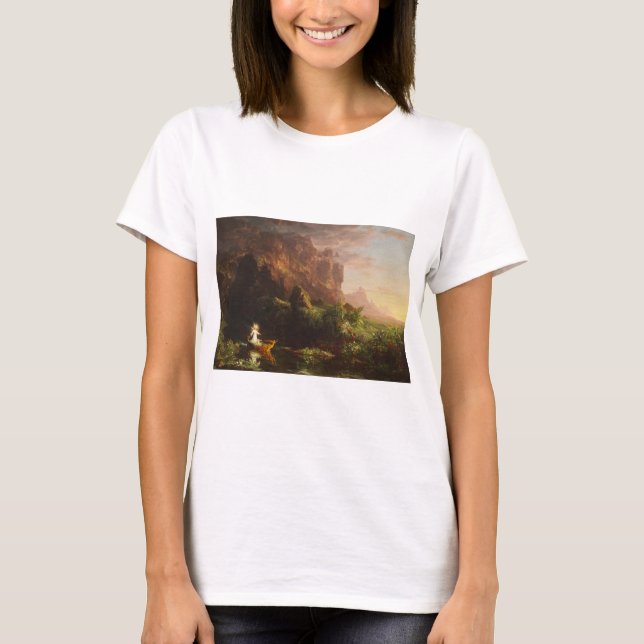 Camiseta El viaje de la vida: la infancia - Thomas Cole (Anverso)