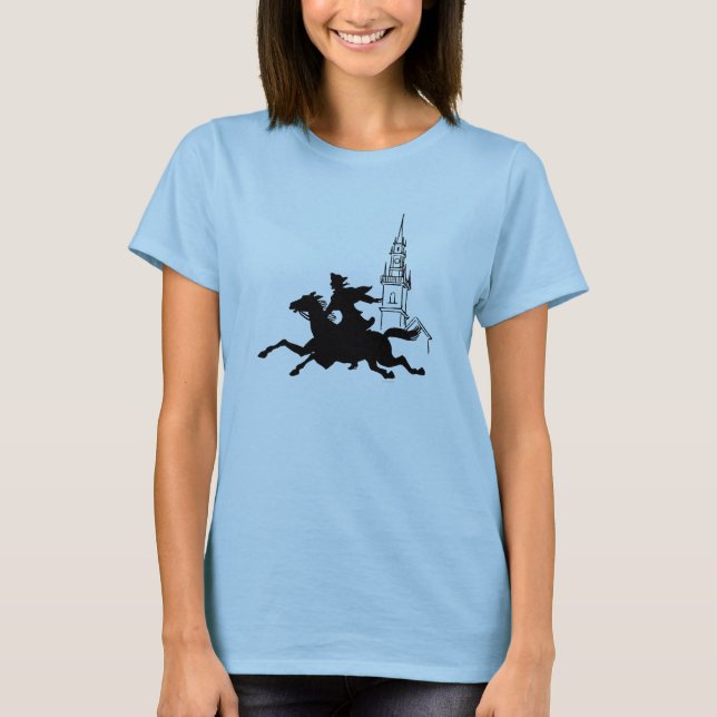 Camiseta El viaje de Paul Revere (Anverso)