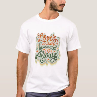 Camiseta El viaje del amor - Mano en mano, siempre