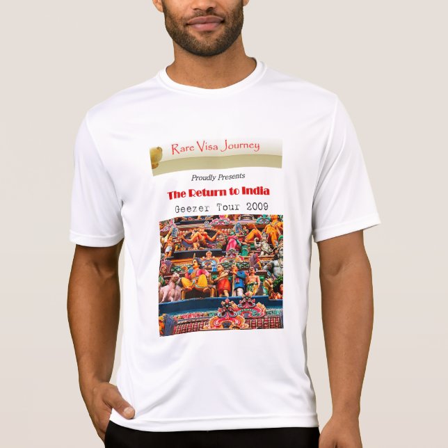 Camiseta El viaje del Geezer (Anverso)