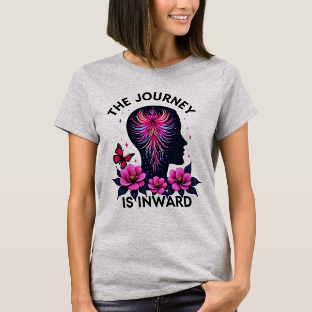 Camiseta El viaje es hacia adentro (Anverso)