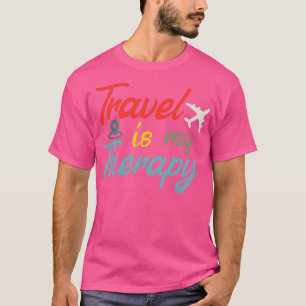 Camiseta El viaje es mi diseño de viaje terapéutico