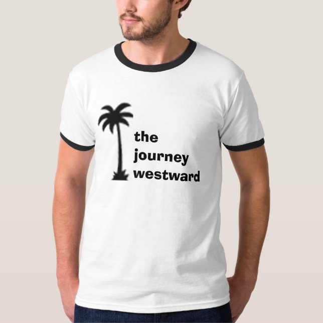 Camiseta el viaje hacia el oeste (Anverso)