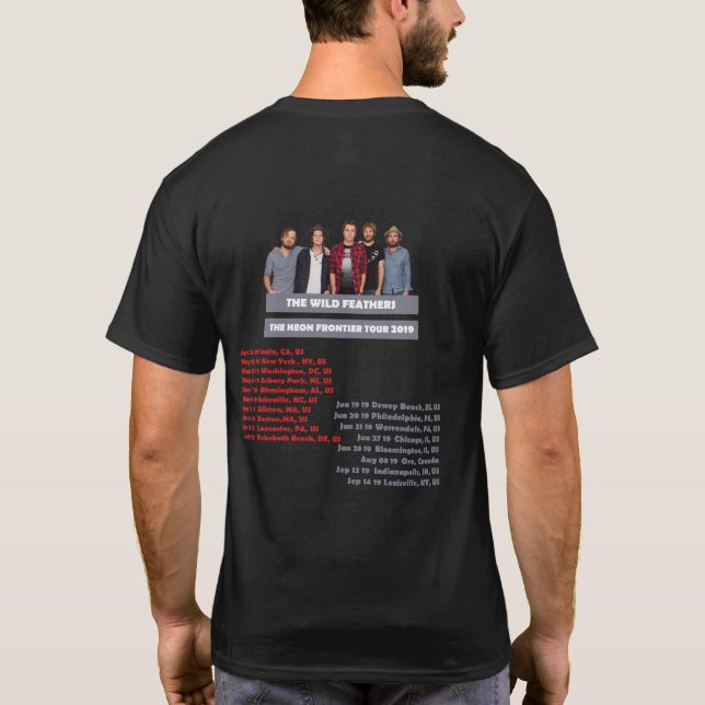 CAMISETA EL VIAJE SALVAJE 2019 DE LAS PLUMAS (Reverso)