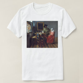 Camiseta El vidrio de vino de Juan Vermeer