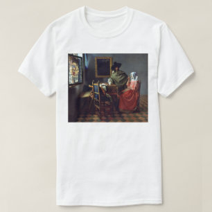 Camiseta El vidrio de vino de Juan Vermeer