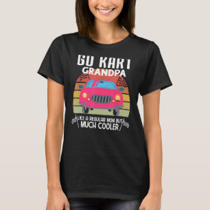 Camiseta El viejo abuelo de Go-Kart divertido ir a los cond