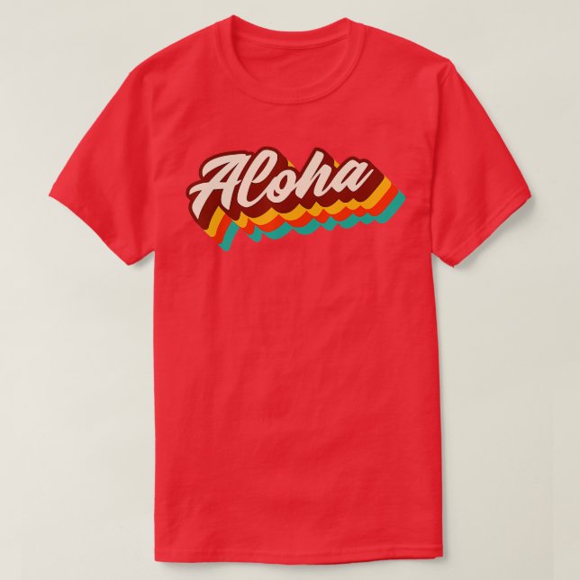 Camiseta El viejo Aloha HawaiiSiente el espíritu hawaiano A (Diseño del anverso)