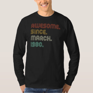 Camiseta El Viejo Amanecer Desde El Día B De Marzo De 1980 