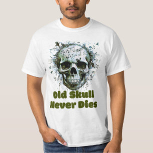 Camiseta El viejo cráneo nunca muere, la nota musical se de