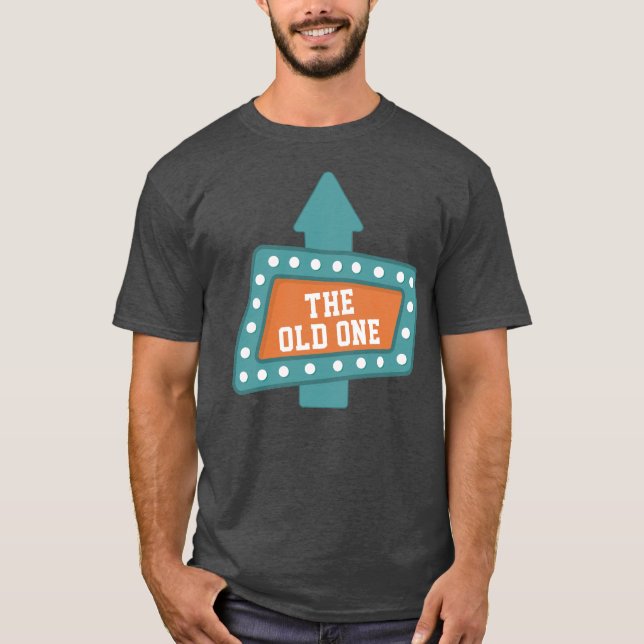 Camiseta El Viejo Cumpleaños Divertido Hito (Anverso)