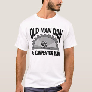 Camiseta El viejo Dan Carpenter Man Lumber Builder es graci