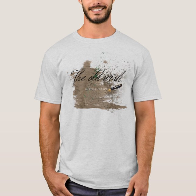Camiseta El Viejo Deseo Sigue Intacto - Thien Kou Herrera d (Anverso)