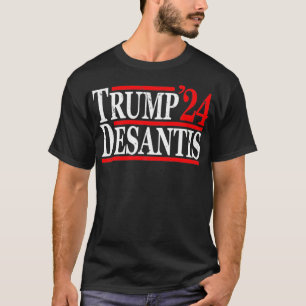 Camiseta El viejo Donald Trump Ron DeSantis 2024