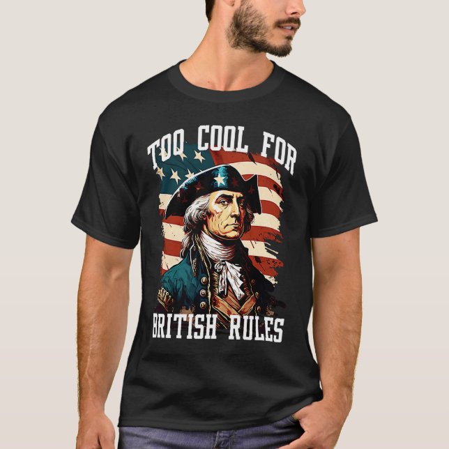 Camiseta El Viejo George Washington También Es Guay Para El (Anverso)