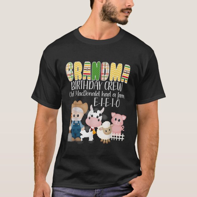 Camiseta El viejo MacDonald tuvo un abuelo de la canción de (Anverso)