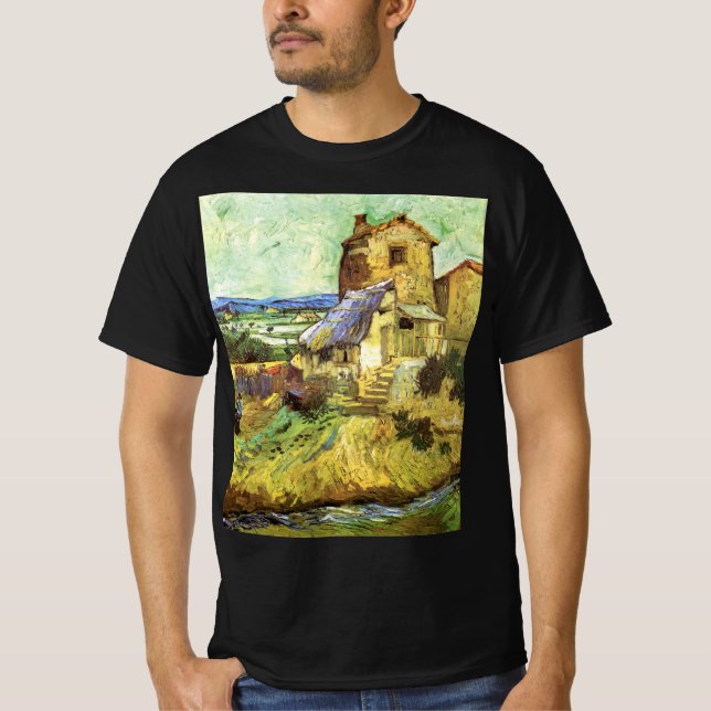 Camiseta El viejo molino de Vincent van Gogh (Anverso)
