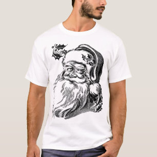 Camiseta El viejo Papá Noel Vintage