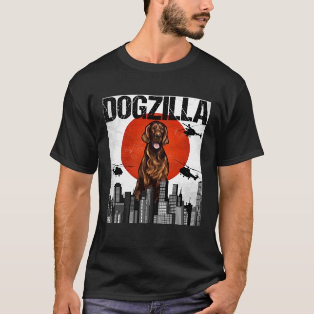 Camiseta El viejo parador irlandés Dogzilla japonés (Anverso)