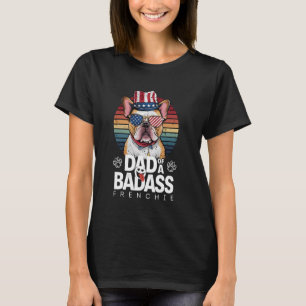 Camiseta El viejo retro papá de un toro francés malo