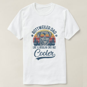 Camiseta El Viejo Rottweiler Papá Como Un Papá Corriente Pe