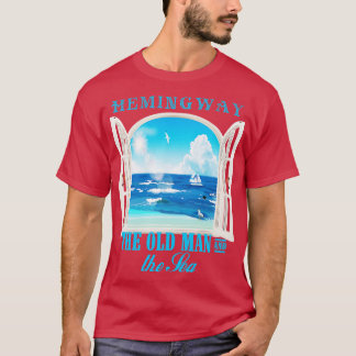 Camiseta El Viejo y el libro del mar en homenaje a Ernest