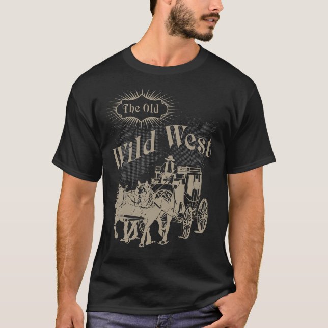 Camiseta El viejo y salvaje Occidente (Anverso)
