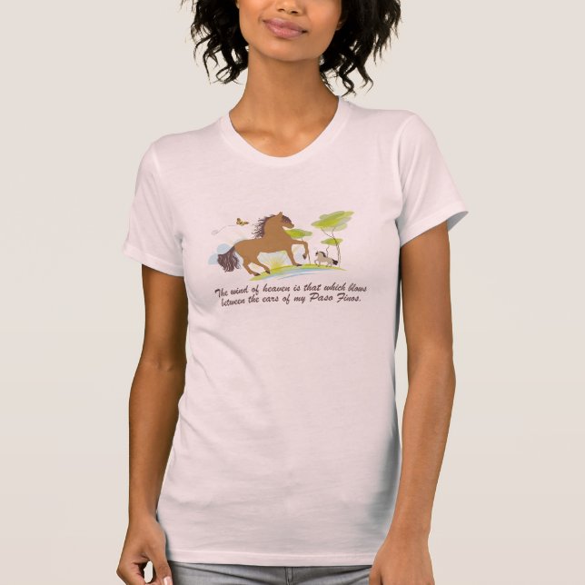 Camiseta El viento del cielo - Paso Fino T (Anverso)
