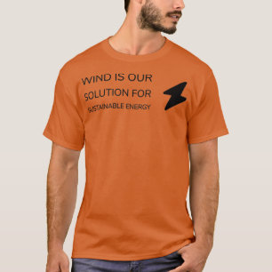 CAMISETA EL VIENTO ES NUESTRA SOLUCIÓN PARA LA ENERGÍA SOST