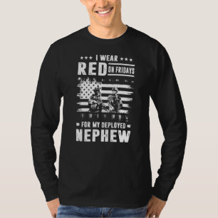 Camiseta El Viernes Me Pongo Rojo Por Que Mi Sobrino Apoye 