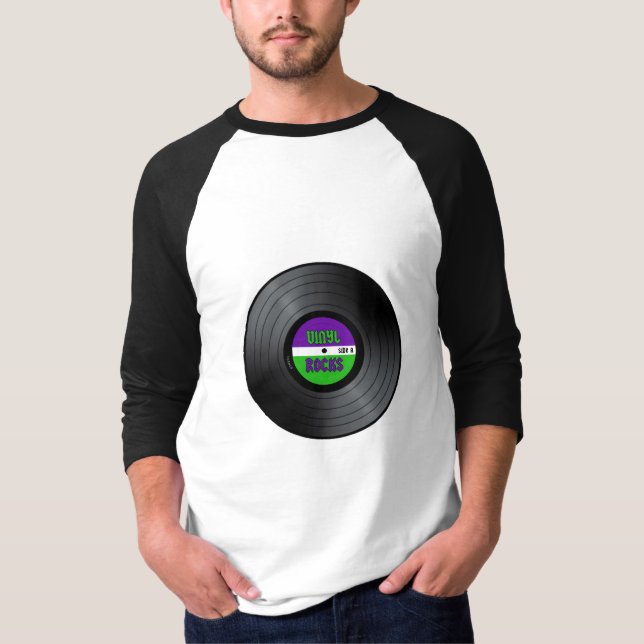 Camiseta El vinilo oscila LP (Anverso)