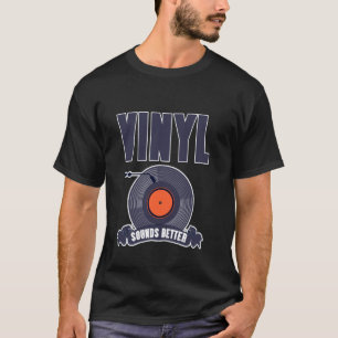 Camiseta El vinilo suena mejor Coleccionista de música anal