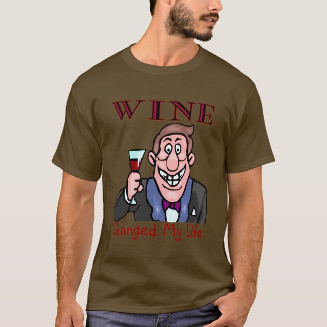 Camiseta El vino cambió mi vida (Anverso)