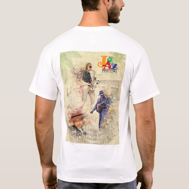 Camiseta El vino de Punta Gorda 2016 y diseño del poster (Reverso)