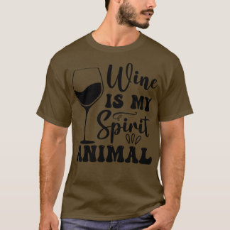 Camiseta El vino es mi animal espiritual