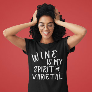 Camiseta El vino es mi varietal espiritual
